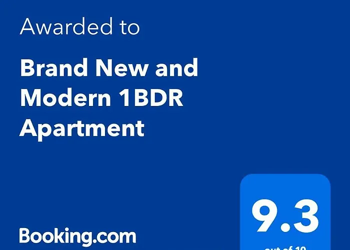 Brand New And Modern 1bdr
